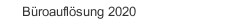 Büroauflösung 2020